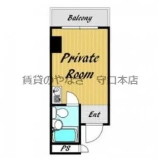 T's CUBE緑町【501号室】の間取り