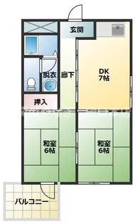 HOUSE2001【101号室】の間取り