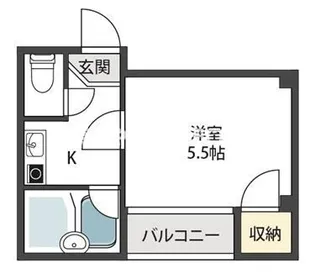 シャルマン大宮【3階】の間取り