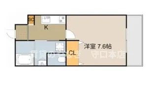 REVO門真【2階】の間取り