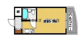 エムロード滝井【505号室】の間取り