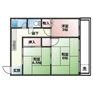 オレンジマンション【3階】の間取り