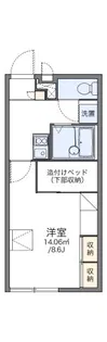 レオパレス南三ツ島【2階】の間取り