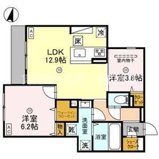 Clashist城北公園【1階】の間取り