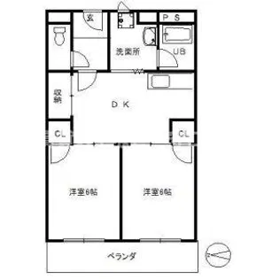 マジェスティック21【3階】の間取り