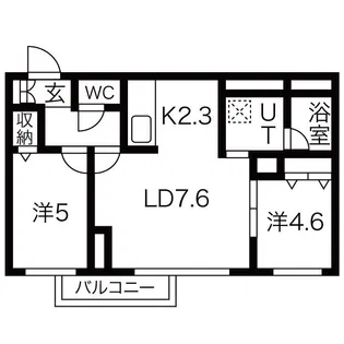 Prendre Souen【3階】の間取り