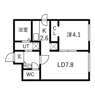 Noble Vista 南郷(ノーブルビスタ南郷)【203号室】の間取り