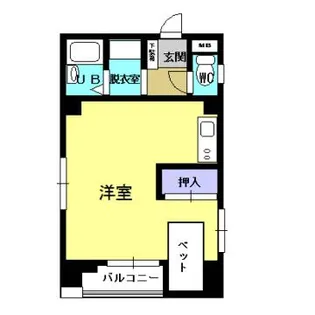 シルキーハイツ【502号室】の間取り
