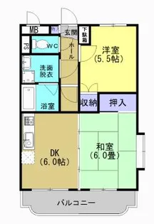 ハイツフレンド【201号室】の間取り