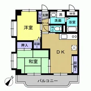 ティアラハイツ栄門【3階】の間取り