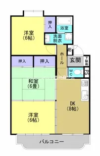 ドルチェ大竜【401号室】の間取り