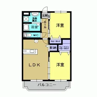 レガーロII【305号室】の間取り