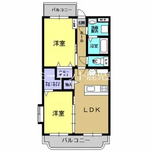 ユーミーマンション玉里25【301号室】の間取り