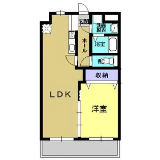 パークサイド染河【6階】の間取り