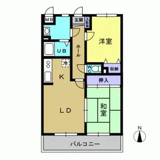 NAKAMA B.L.DII【1階】の間取り