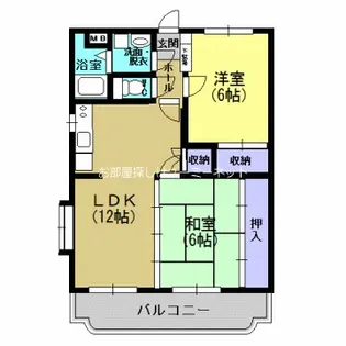エンプロイ藤利【2階】の間取り