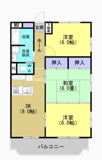 3LDKの間取り画像