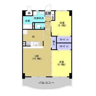 GRANDWELL【305号室】の間取り