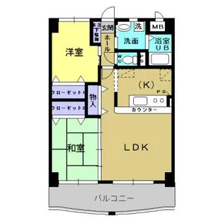 GRANDWELL【602号室】の間取り