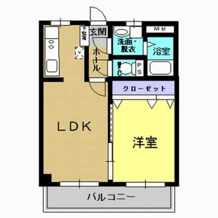 Sun Veil銀天【201号室】の間取り