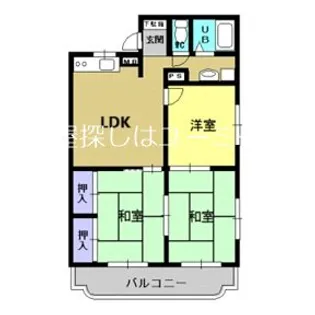 エクセル川元【2階】の間取り