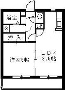 クール永吉【205号室】の間取り