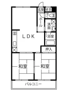 レジデンス京田【303号室】の間取り