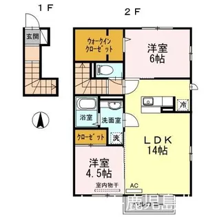 Sunflower hills【2階】の間取り