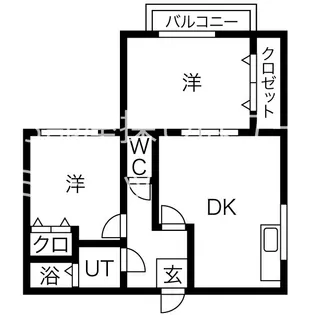 コーポ金栄III【101号室】の間取り