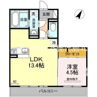 玉里光ハイツ【2階】の間取り