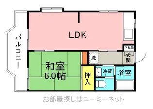 エクステンドロイヤル【2階】の間取り