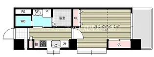 イリスパイラブライトみなと大通り公園【801号室】の間取り