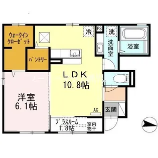 Happy forest A棟【1階】の間取り
