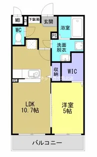 クレスト伊集院【302号室】の間取り