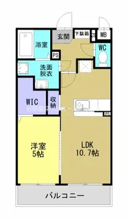 クレスト伊集院【306号室】の間取り