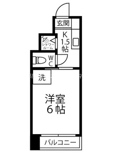 min若葉【3階】の間取り