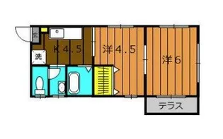 町宝ビル【101号室】の間取り