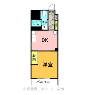 共研ビル【401号室】の間取り