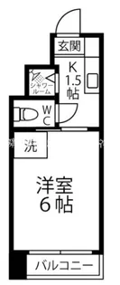 min若葉【101号室】の間取り