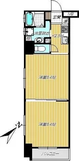 Kマンション【3階】の間取り