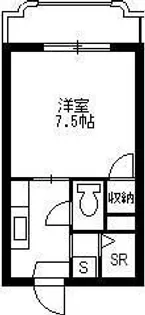 レインボー上荒田【4階】の間取り