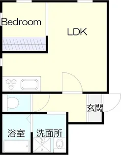 稲荷ノアレジデンス【2階】の間取り