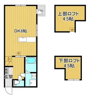 カレン照国【301号室】の間取り