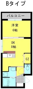 イリスパイラブライト【402号室】の間取り