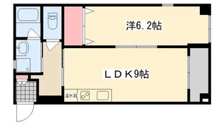 ウエストコート【302号室】の間取り