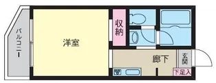 エヌワンビル【203号室】の間取り