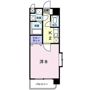 グラン・ビュ−高麗【2階】の間取り