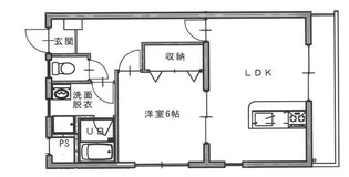 Nフラット【101号室】の間取り