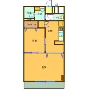 エクセラントメゾン II【7階】の間取り