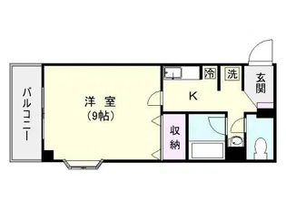 ディミスビル【3階】の間取り